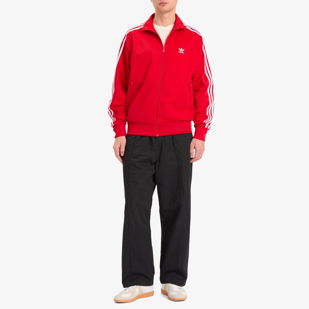 Adidas Originals Men's Firebird Track Top Better Scarlet/White